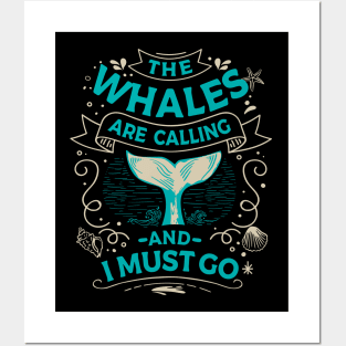 Funny Whale Watching Sea Mammal Posters and Art